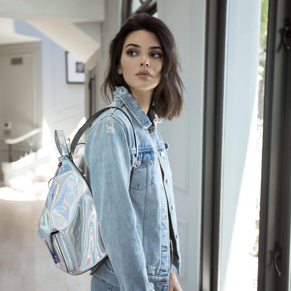 Kendall+Kylie Holographic Backpack